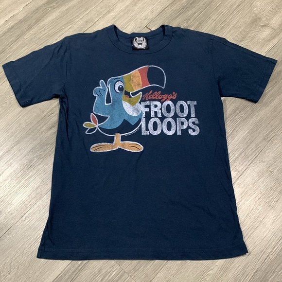 Junk Food Clothing Retro 2007 Fruit Loops Screen Print Tee    size M - Picture 7 of 11